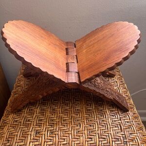 Wooden Book Stand